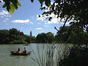 The lake at Central Park