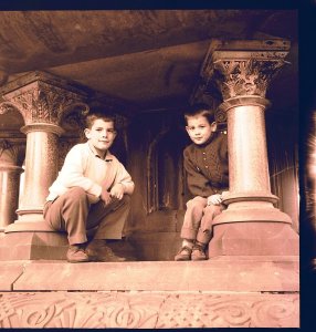 Tommy.Rory. Under Bethesda Fountain.Central Park 1962
