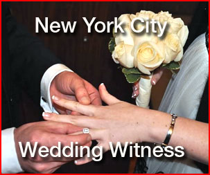 Wedding Witness NYC